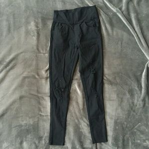 High waisted jeggings